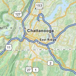 Chattanooga, Tennessee (TN) Zip Code Map - Locations, Demographics ...