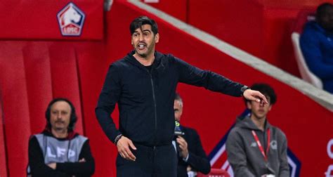 Losc Paulo Fonseca Lance La Finale Face à Troyes Et Lâche Une Petite