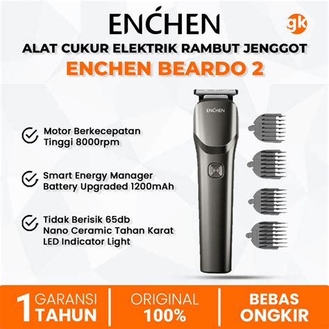 Jual ENCHEN Beardo 2 Alat Cukur Elektrik Smart Trimmer Electric Shaver