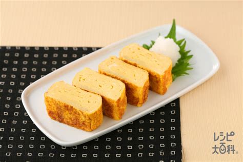 ヘルシーだし巻き卵のレシピ・作り方・献立｜レシピ大百科（レシピ・料理）｜【味の素パーク】 卵や大根おろしを使った料理