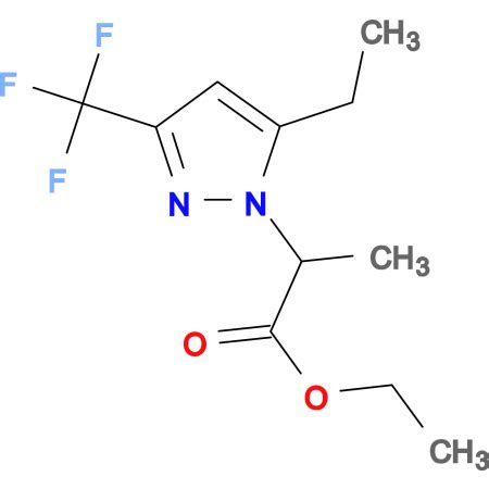 Ethyl 2 5 Ethyl 3 Trifluoromethyl 1H Pyrazol 1 Yl Propanoate 10 508162