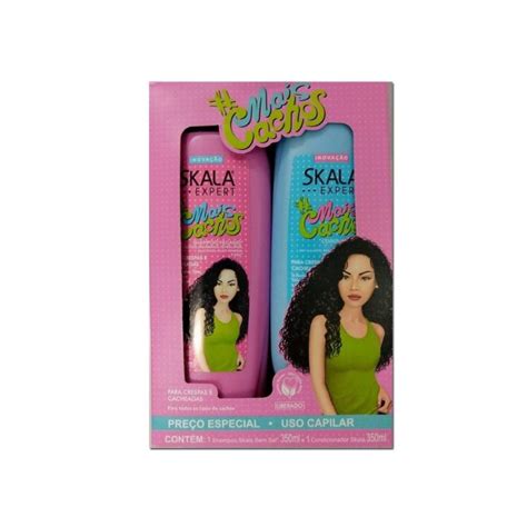 Skala Expert Kit Shampoo Conditioner Mais Cachos Botica Cerrito