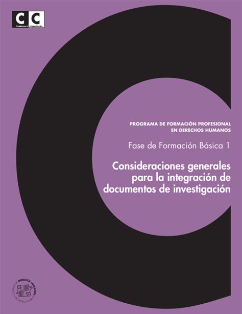 Consideraciones Generales Para La Integraci N De Documentos De