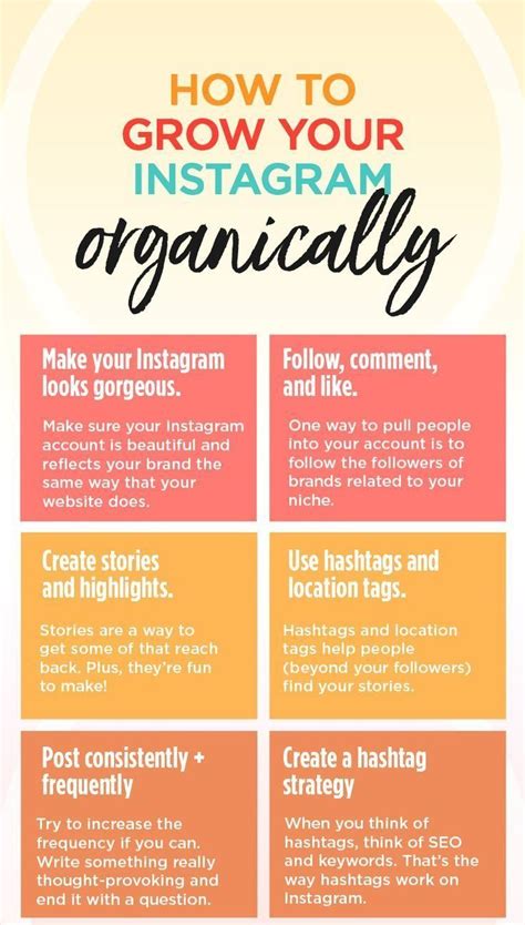 How To Grow Your Instagram Organically Tips Instagram Instagram Growth Instagram Business