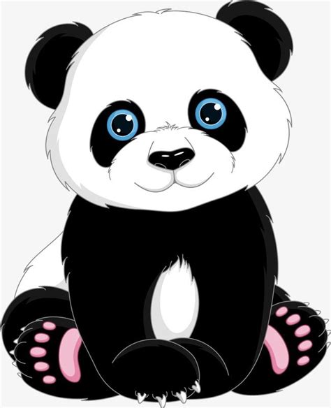 Cute cartoon panda PNG and Clipart | Cartoon panda, Cute panda cartoon ...