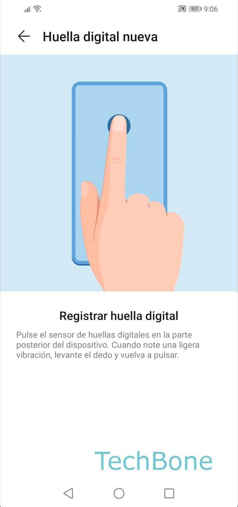 Añadir huella dactilar Huawei Manual TechBone