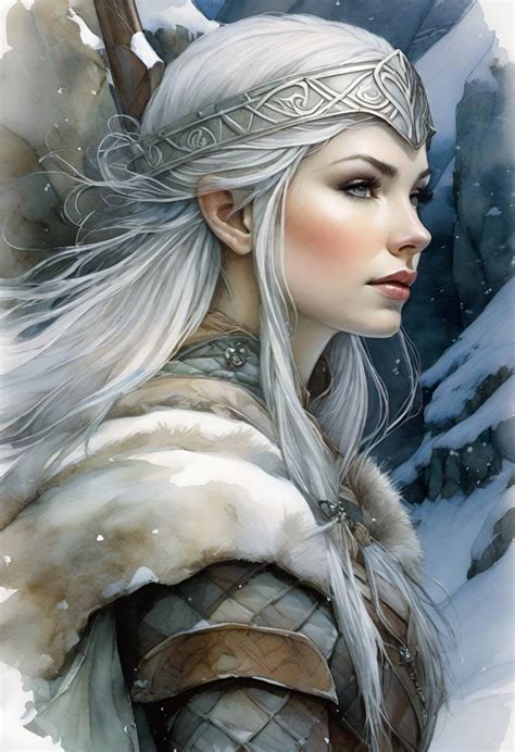 Skadi Winter Goddess By Ionicai On Deviantart