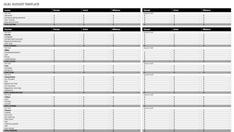 Monthly Bills Spreadsheet throughout Free Monthly Budget Templates ...