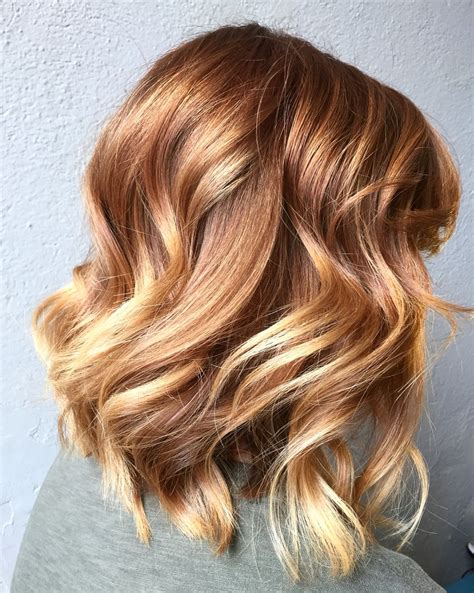 Light Copper To Blonde Balayage Balayage Hair Dirty Blonde Hair