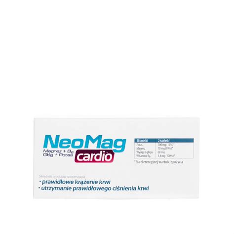 Neomag Cardio 50 Tabletek Chicago Usa Apteczka Proton Nutrition