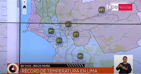 Senamhi Lima Este Superó Récord Histórico De Temperatura Con 27 2°c En