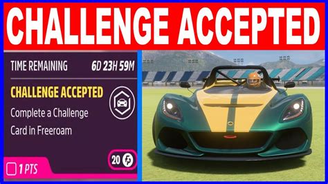 Forza Horizon 5 Complete A Challenge Card In Freeroam CHALLENGE