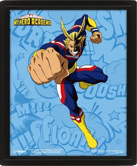 Pan Vision My Hero Academia D Poster Allmight Elgiganten