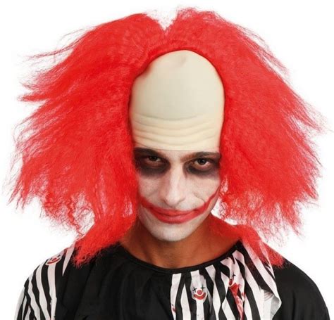 P Tit Clown Re Perruque De Clown D Garni Rouge