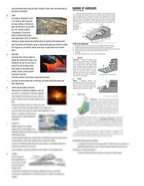 SOLUTION Geologic Time Scale And Natural Hazards Earthlife Notes