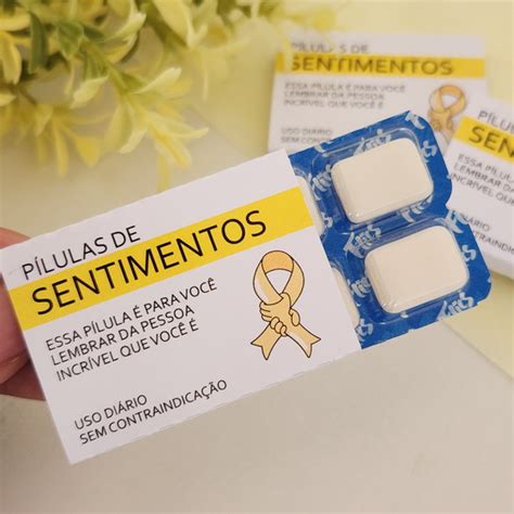 Chiclete Setembro Amarelo Produtos Personalizados No Elo