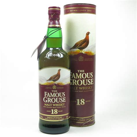 Famous Grouse 18 Year Old Blended Malt | Whisky Auctioneer