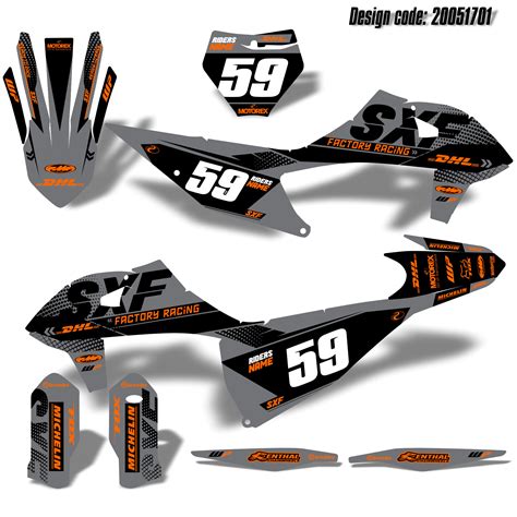 Pegatina Personalizada Motocross Graphic Motorcycle Etsy