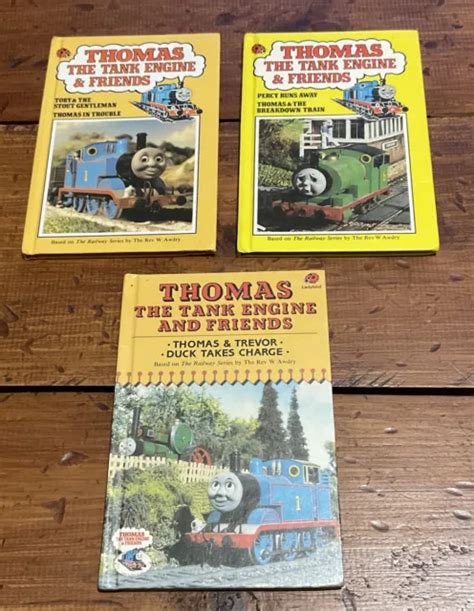 Vintage 1980s Thomas The Tank Engine And Friends Ladybird Books Lot X 3 Series 848 19 00