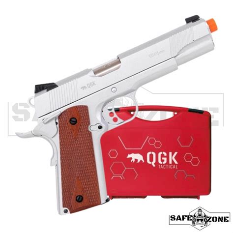 Pistola de Airsoft GBB Green Gás M1911 V12 SB Full Metal BlowBack QGK