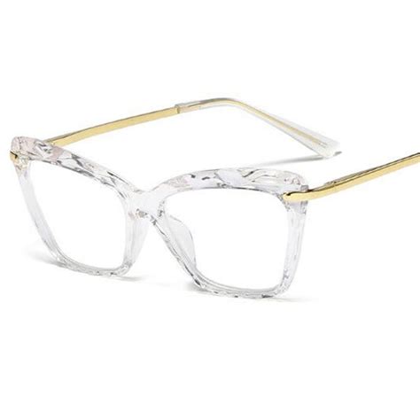 Wmxj Hot Reading Glasses Clear Cat Eye Prescription Eyeglasses Frame