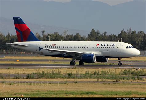 N341NB Airbus A319 114 Delta Air Lines Alejandro Hndez JetPhotos