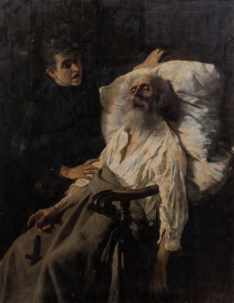 Isidoro Grünhut The Dying Man 1887 Mutualart