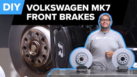 Volkswagen Mk Golf R Front Brake Pad And Rotor Replacement Diy Youtube