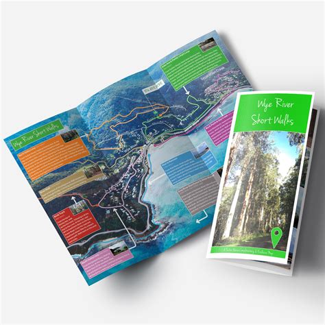 Wye River tourist maps – Beige