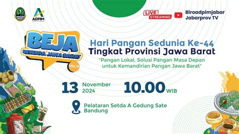 BEJA Bewara Jawa Barat Vol 12 Peringatan Hari Pangan Sedunia Ke 44