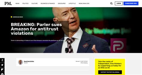 Parler Sues Amazon For Antitrust Violations The Daily News