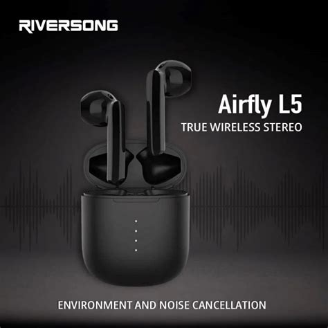 Riversong Airfly L5 True Wireless Stereo Earbuds EA267 Black ICEGAMES