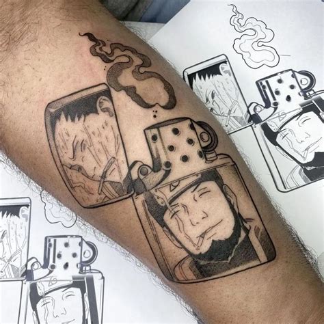 Naruto Tattoo On Instagram Shikamaru Asuma By Kyousuke