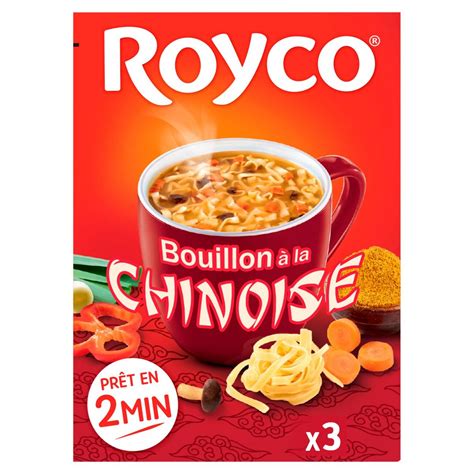 Royco Bouillon La Chinoise Instantan Aux L Gumes Nouilles Et Curcuma