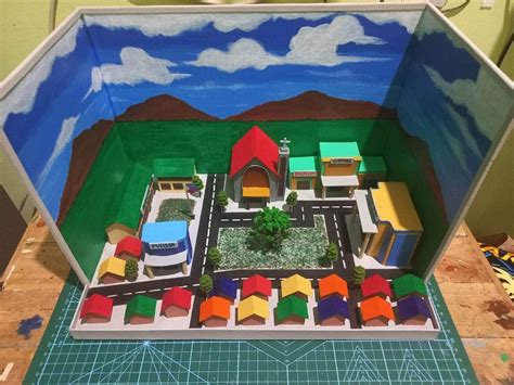 Diorama Village/Community Village, Hobbies & Toys, Stationary & Craft ...