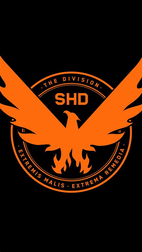 The Division 2 Shd Phoenix Logo 8k Hd Hd Phone Wallpaper Rare Gallery