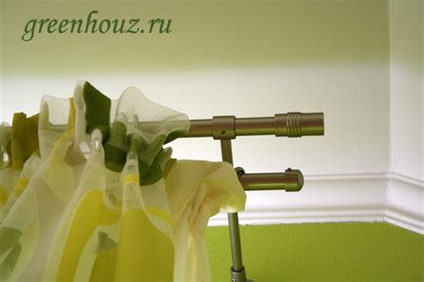 Установка карниза для занавесок