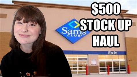 Back To School Sams Club Haul Household Stock Up Cassandra Smet Grocery Haul Youtube