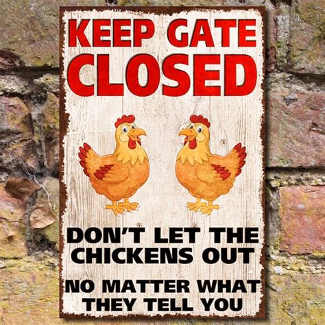 Keep Gate Closed Etsy Uk