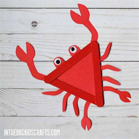 Easy Crab Craft For Kids • In The Bag Kids Crafts