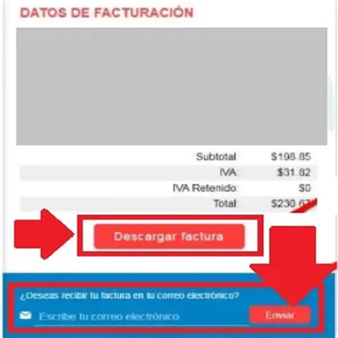 Facturaci N Paquete Express Facturar Los Tickets De Compra