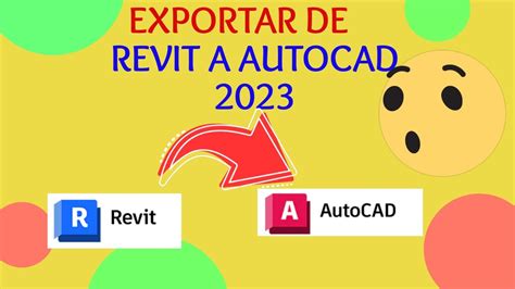 Exportar De Revit A Autocad Youtube