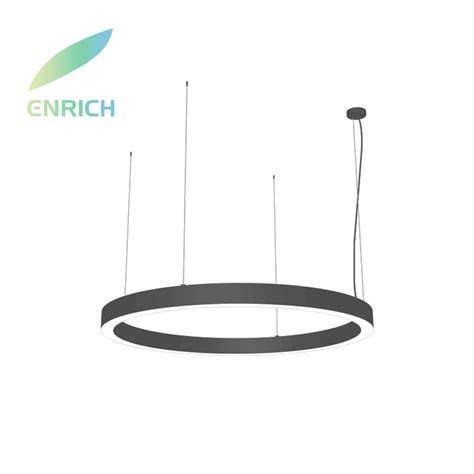 Direct Suspended Circular LED Pendant Light With Aluminum Profile 5