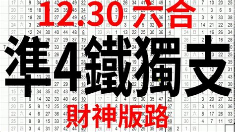 12月30日 上期中01 35 準4鐵獨支 財神版路 香港六合彩版路號碼預測 【六合彩財神爺】 Youtube