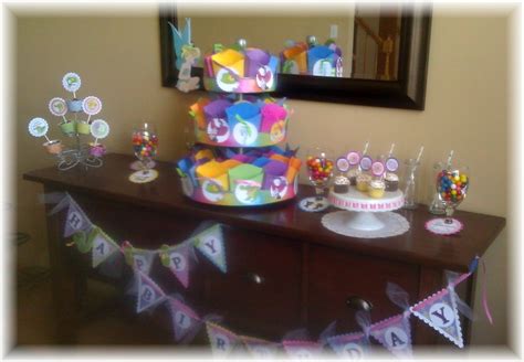 Tinkerbell Party Theme, 300 favors were made!