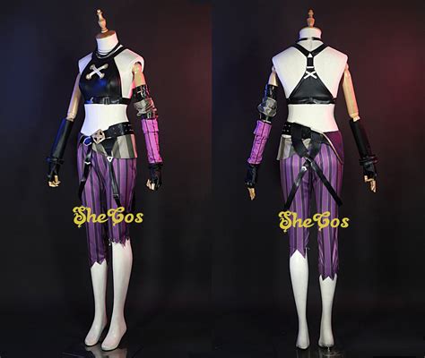 League Of Legends Arcane Jinx Cosplay Costume Lol Jinx Cosplay Etsy Uk