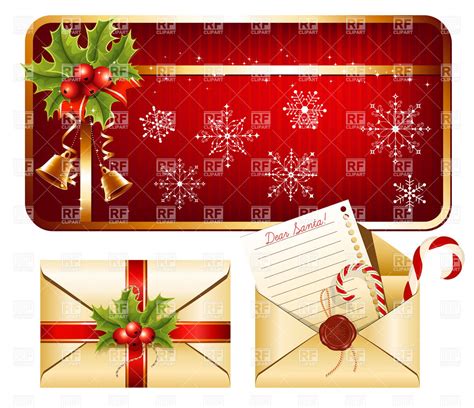 Christmas Envelope Vector At Collection Of Christmas