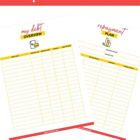 Get Organized In With Free Printables Simply Stacie