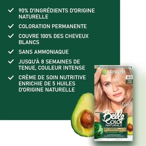 Garnier Belle Color Naturals Coloration Permanente Sans Ammoniaque