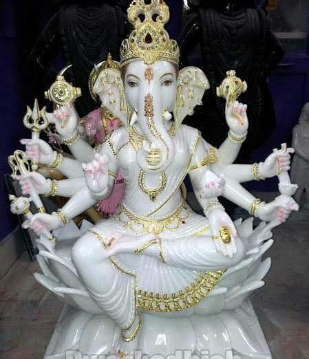 Painted Marble Lakshmi Ganesh Statue Home At Rs 45000 In Jaipur Id